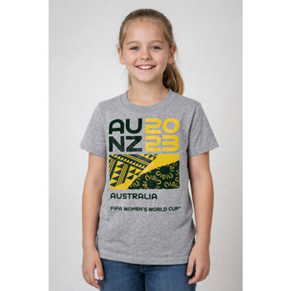 FIFA World Cup Australia 2023 Youth M Gray Soccer T-Shirt